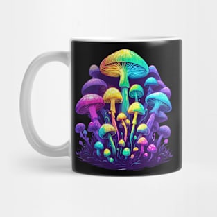 Psychedelic Colorful Mushroom Mug